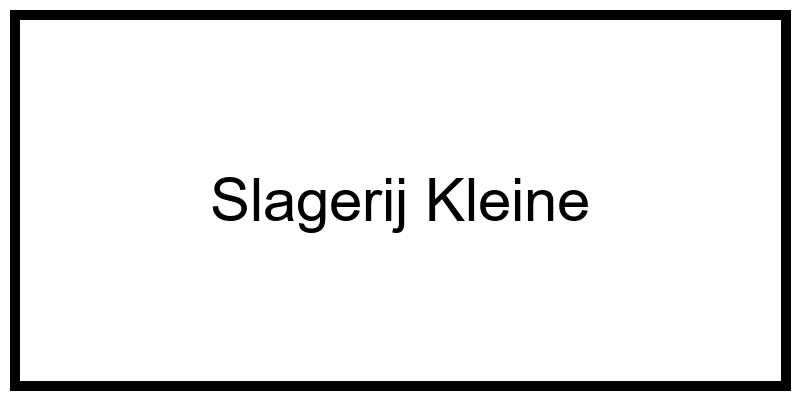 Slagerij_Kleine