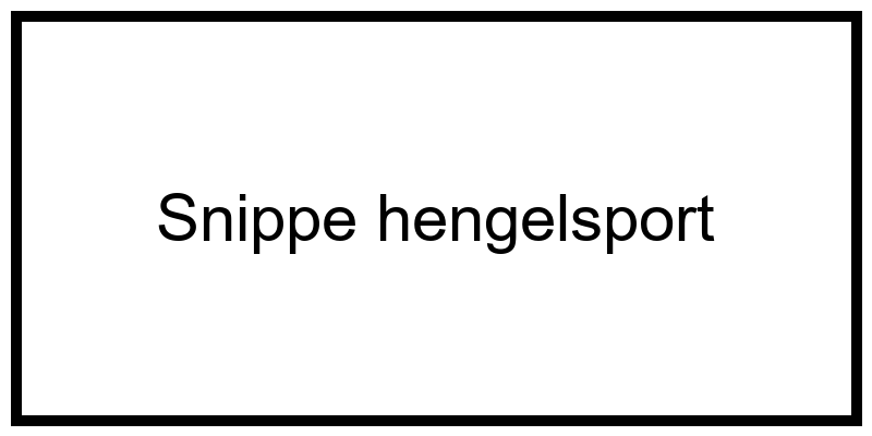 Snippe_hengelsport